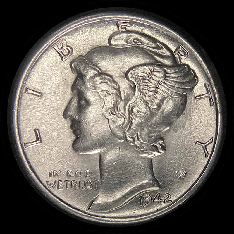 1942-S-Mercury-Dime-For-Grading,-FS-501-Imm.
