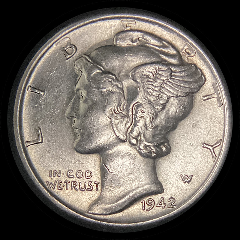 1942-S/S-Mercury-Dime-FS-502-For-Grading.
