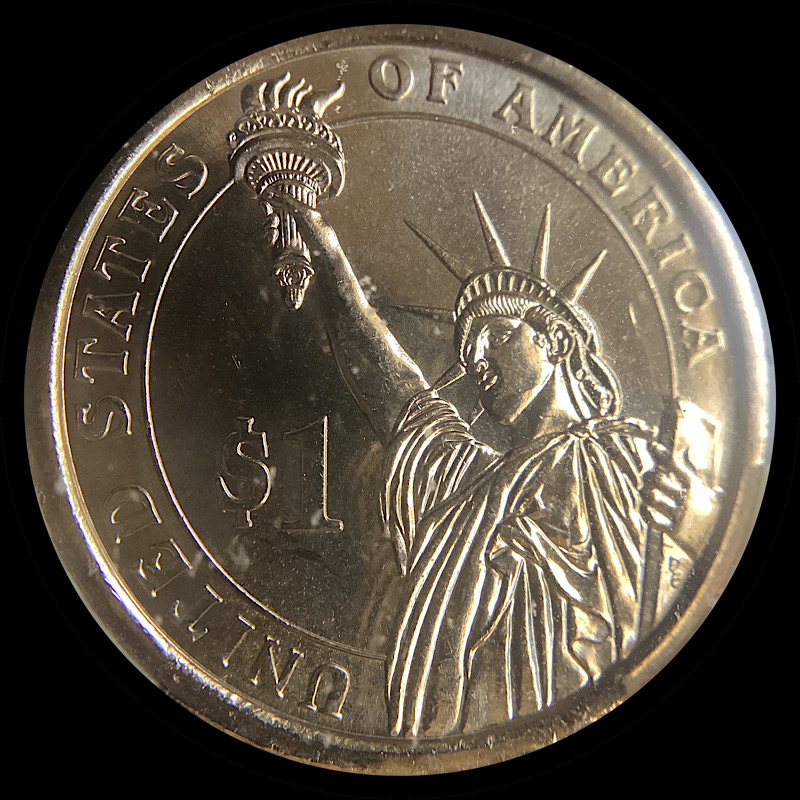 2012-P-Harrison-Presidential-Dollar-DDO-001-/-WDDO-001.