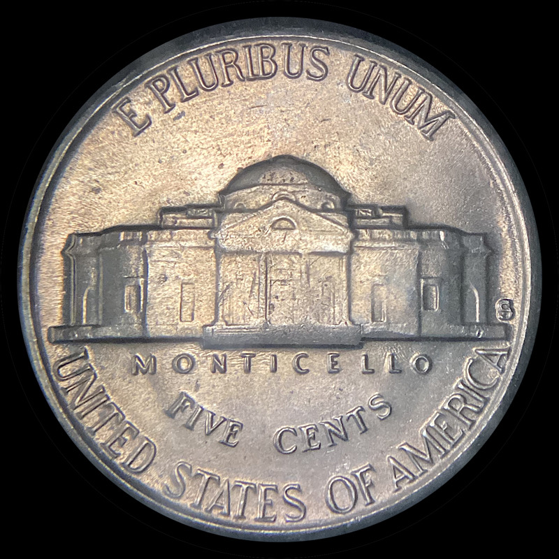 1954-S/S-Jefferson-Nickel,-FS-502.