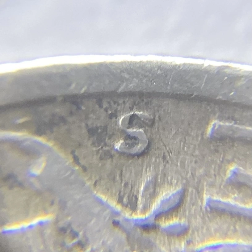 Heavily-Circulated-1945-S-Mercury-Dime,-Inverted-Mint-Mark-FS-504.