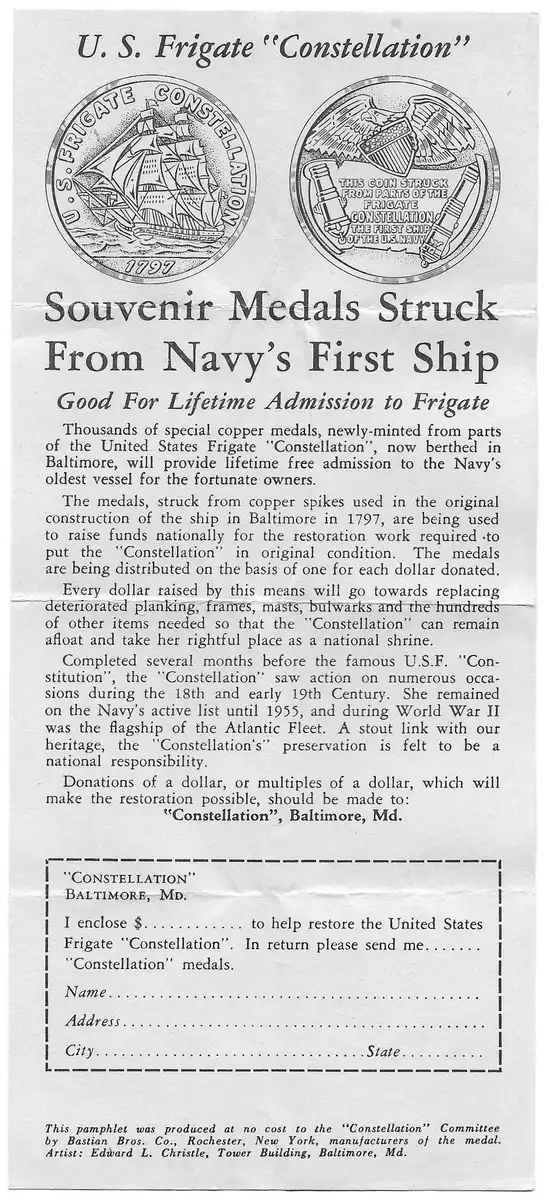 A-Dozen-Different-US-Frigate-Constellation-1797-Medals-Posted-On-Ebay.
