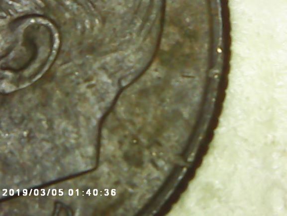 2001-D-Redish-Brown-Looking-Dime-What-Is-The-Cause-Of-This?