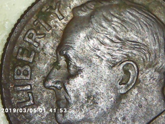 2001-D-Redish-Brown-Looking-Dime-What-Is-The-Cause-Of-This?