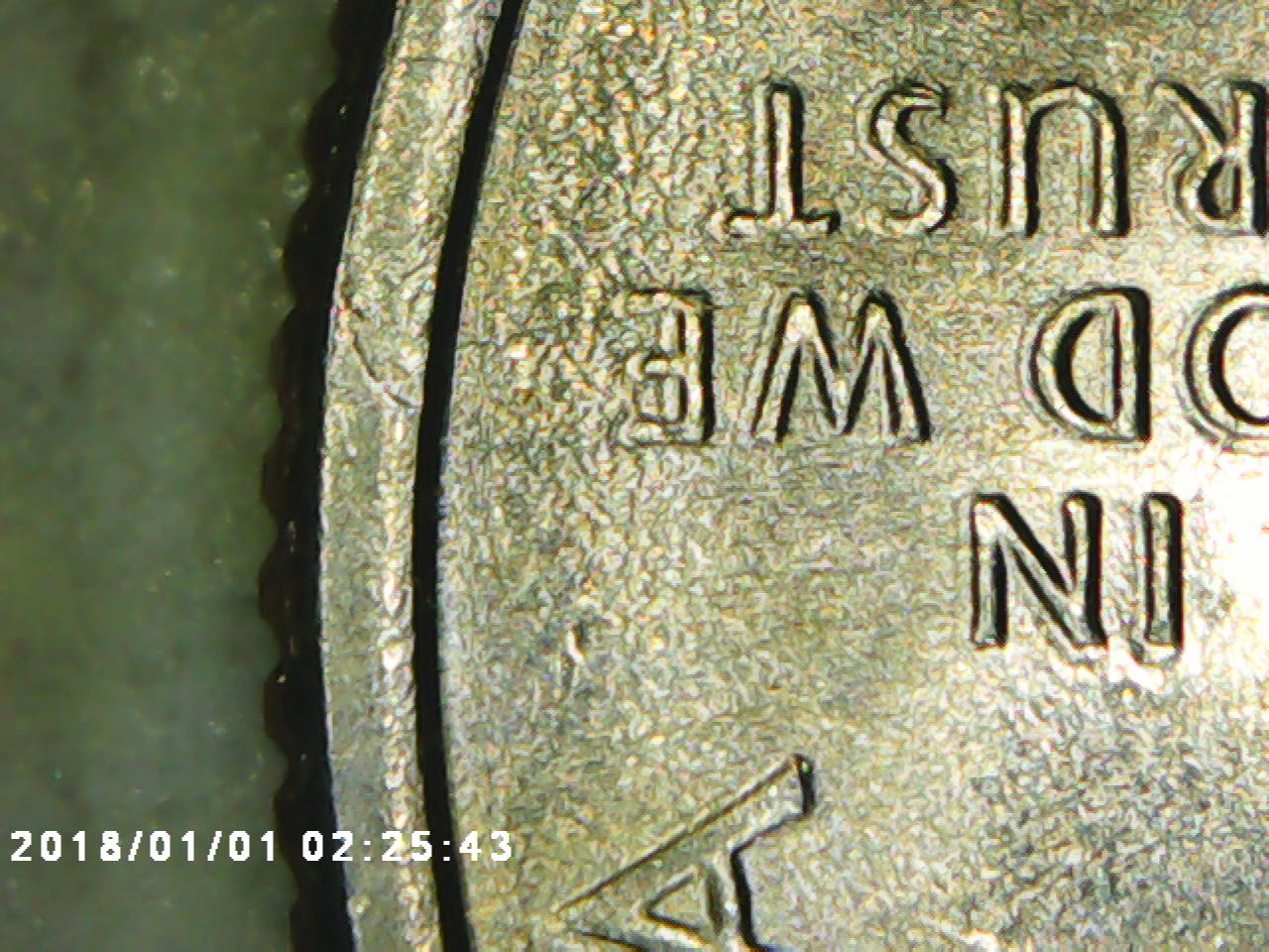 1991-Quarter-Dollar-With-Weird-Mint-Mark-And-Date