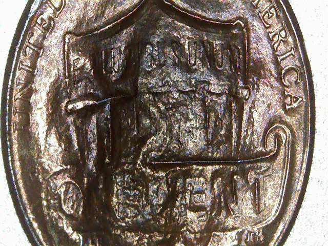 2014-D-LSC-Really-Weird-Looking-Coin,-Fire-Damage