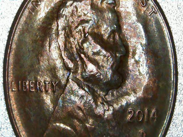 2014-D-LSC-Really-Weird-Looking-Coin,-Fire-Damage