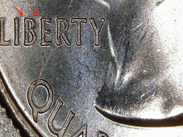 2019-D-Amp-Quarter-Die-Scratch?-PMD?-On-Obverse;-MD-Or-DD-On-Liberty?