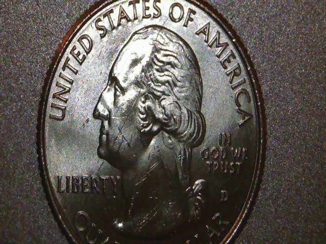 2019-D-Amp-Quarter-Die-Scratch?-PMD?-On-Obverse;-MD-Or-DD-On-Liberty?