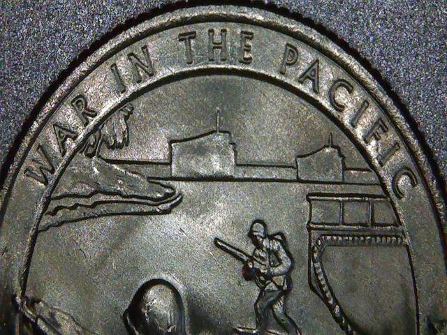 2019-D-War-In-The-Pacific-OBW-Quarters-Roller-Lines?-Die-Cracks?