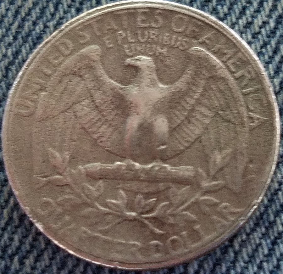 Washington-Quarter-With-Eagle-On-Both-Sides.-Not-Sure-Of-The-Year-Or-Mint.
