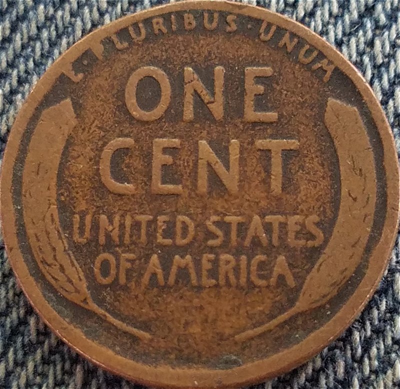 1918-Lincoln-Wheat-Penny-No-Mint-Mark,-Needs-Grading.