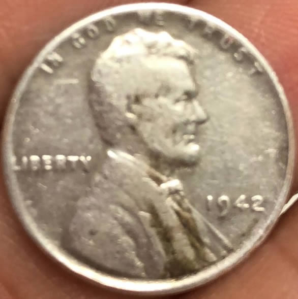 1942--Aluminum-Penny--Found