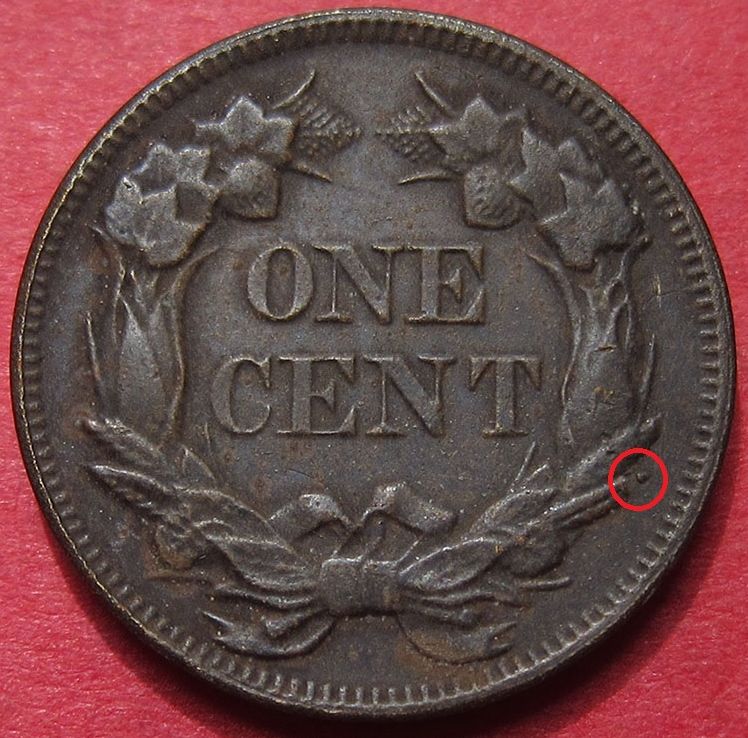 1858-Flying-Eagle-Cent---Counterfeit-With-Major-Doubled-Die