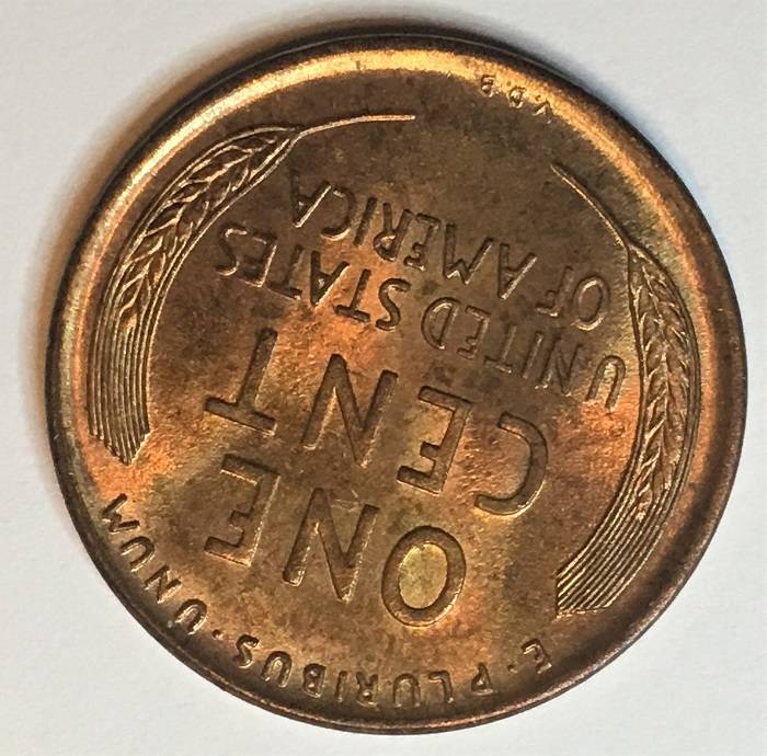 1909-VDB-Penny.--Toning-Or-Stain?