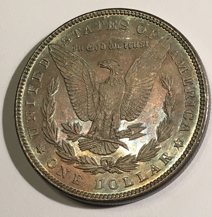 1898-Morgan-Dollar-Toned-Beautifully-Imo.--Grade/Comments
