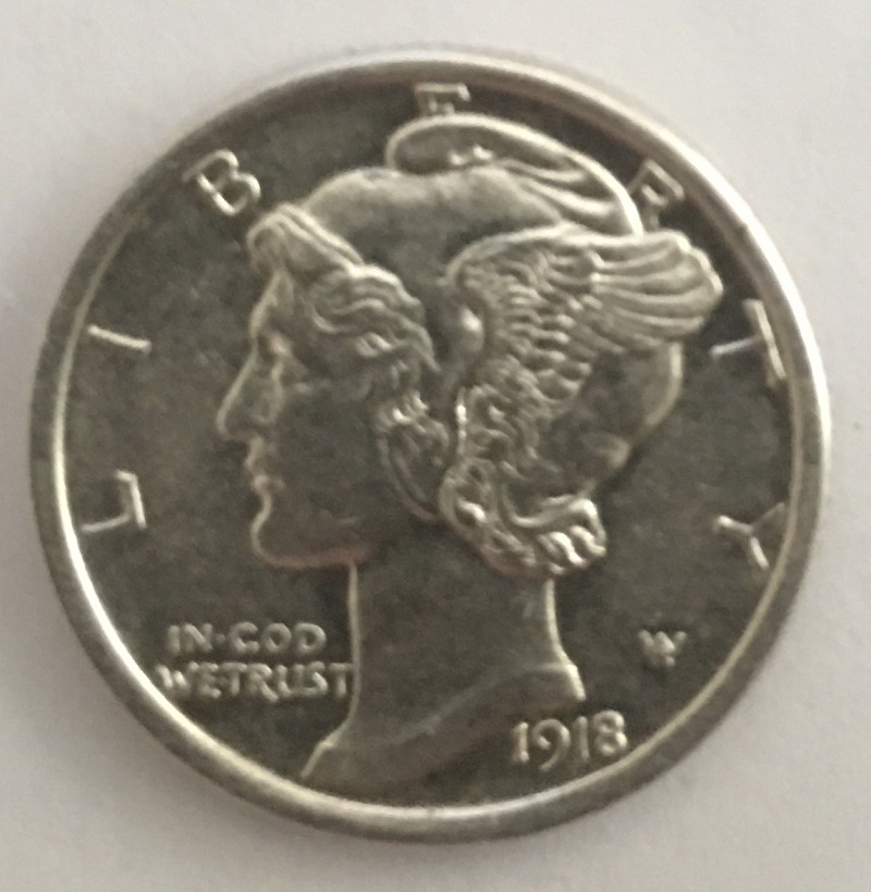1918-D-FB--Mercury-Dime.--Grade