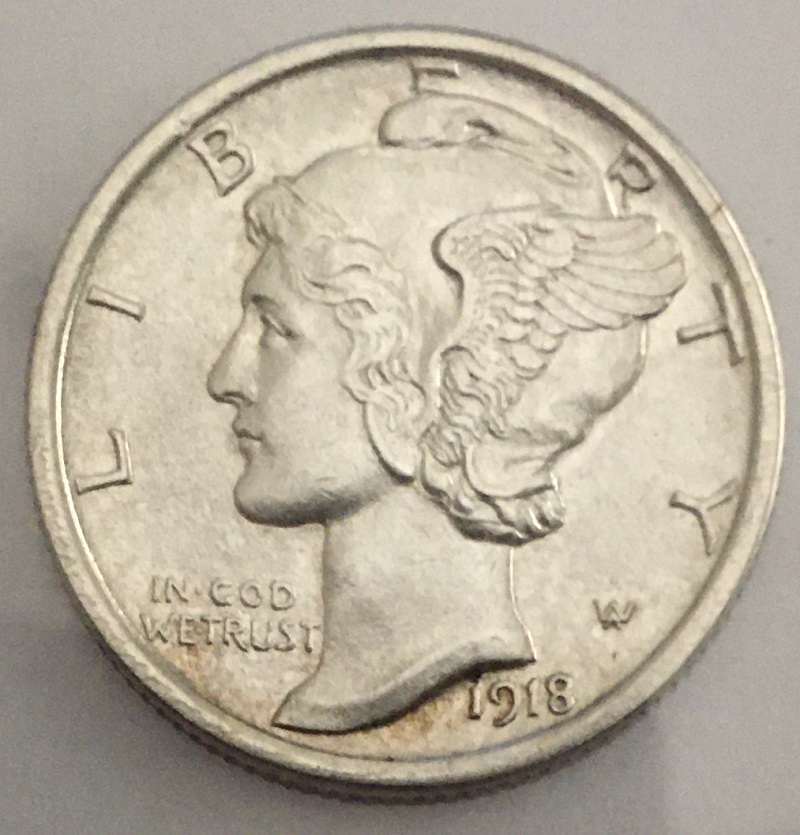 1918-D-FB--Mercury-Dime.--Grade