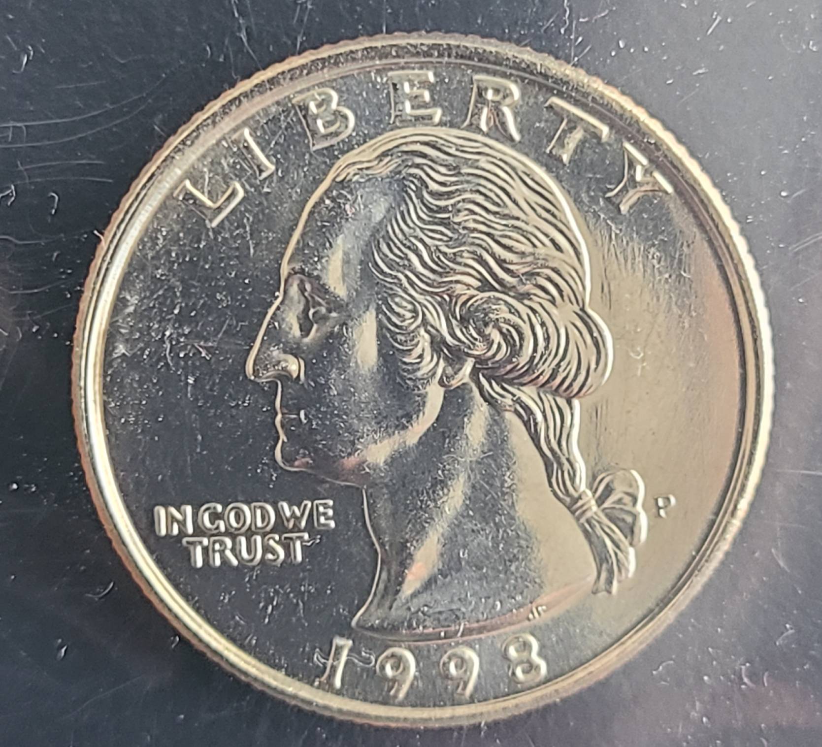 1998-Quarter-Uncirculated,-Missing-Material?