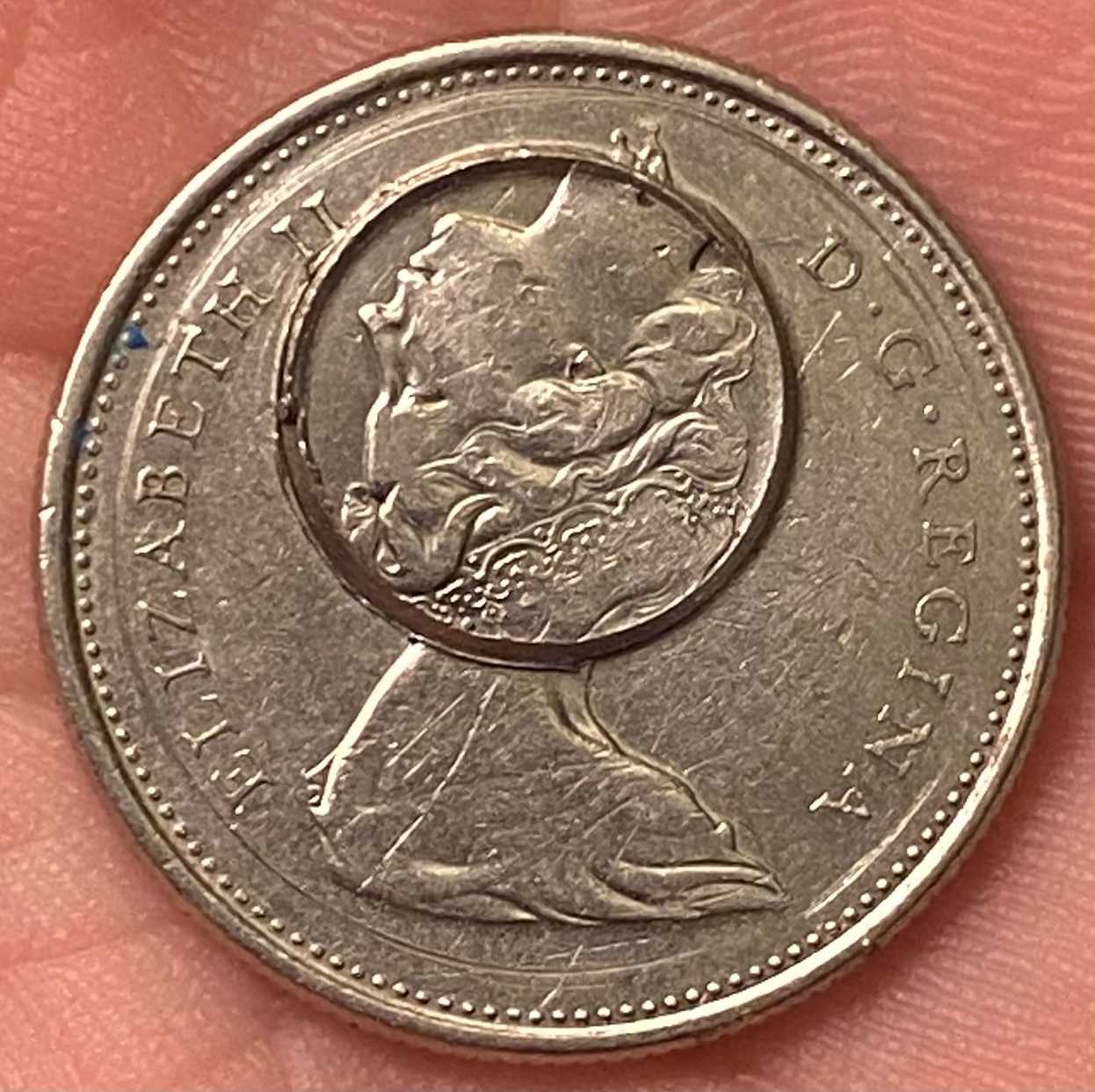 Found-In-My-Till-@-Work:-1978-Quarter,-With-Queen's-Head-Stamped-Upside-Down