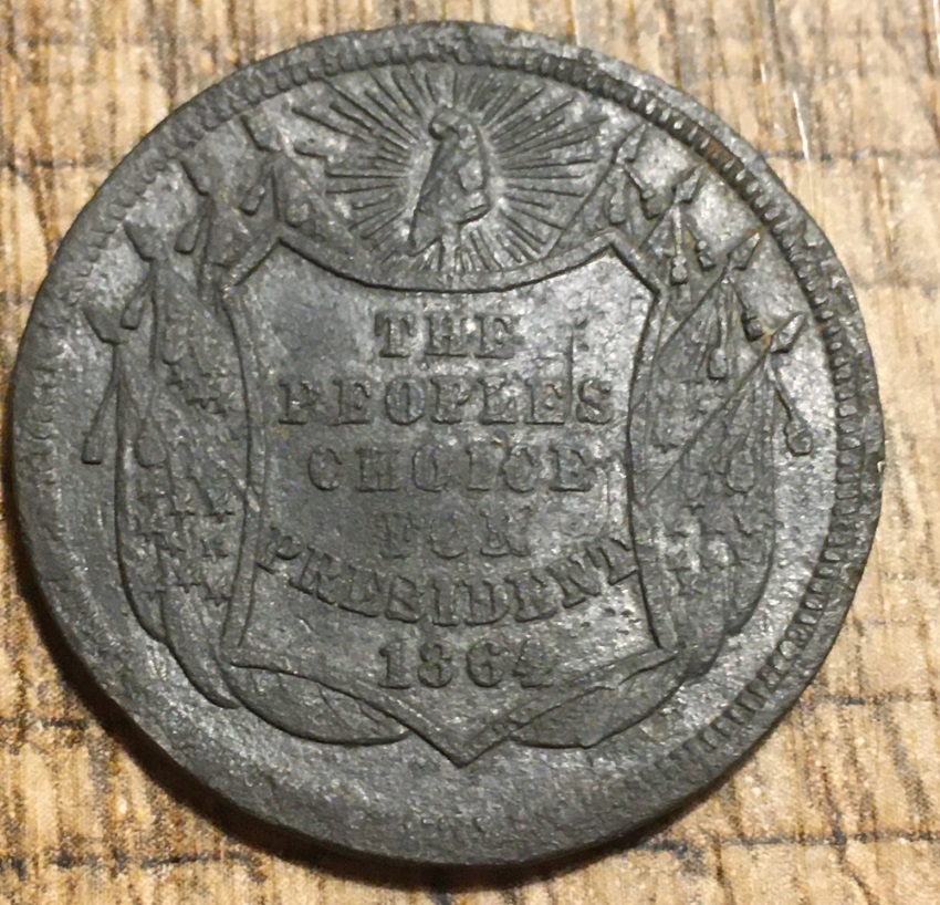 1864-Mc-Clellan-Token