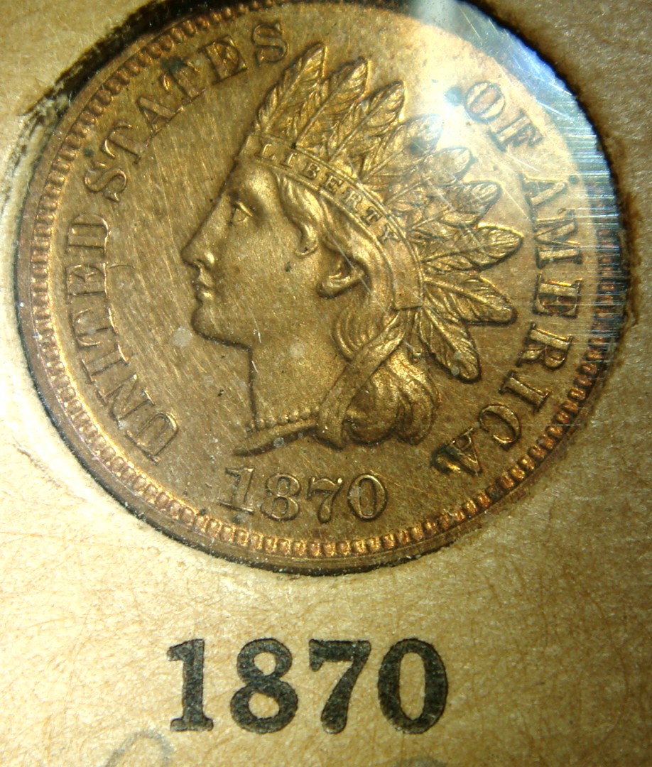 Flying-Eagle-/-Indian-Head-Collection-In-Old-Album-Pages