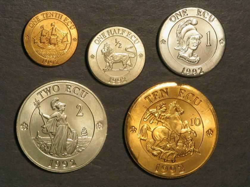 United-Kingdom-Ecu-Tokens-1992