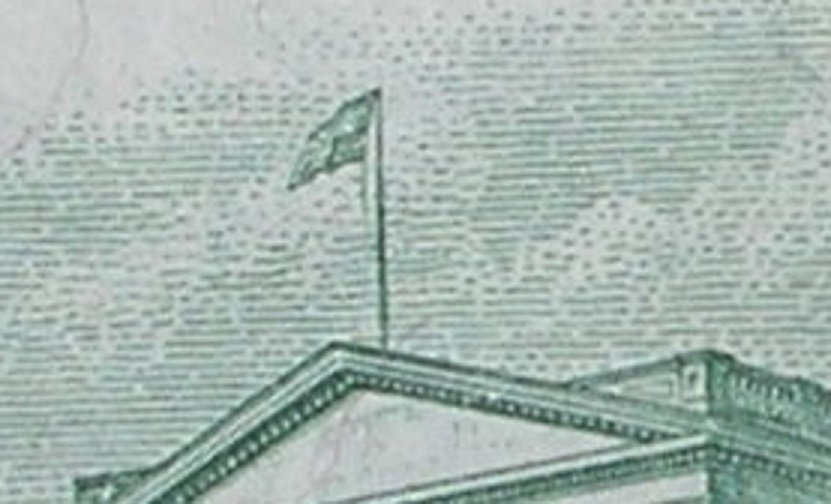 $10-Note,-Series-1950-Upside-Down-Flag
