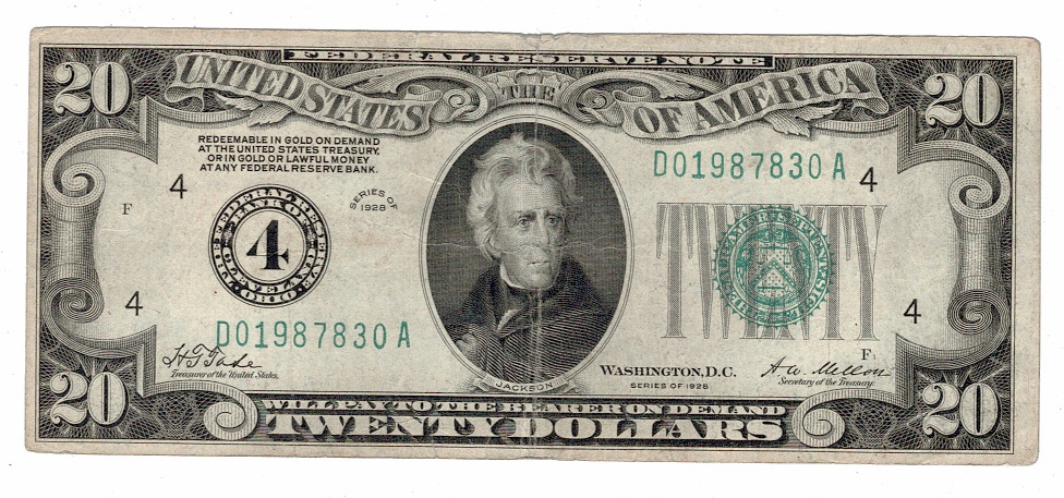 1928-$20-Bill---Probably-Not,-But-Going-To-Ask-Anyways
