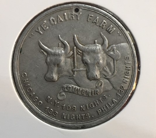 Souvenir-Token-With-A-Horseshoe-Made-From-Steel-Of-The-Battleship-Maine