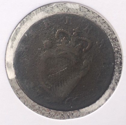 1760-Farthing-Hibernia--Ireland