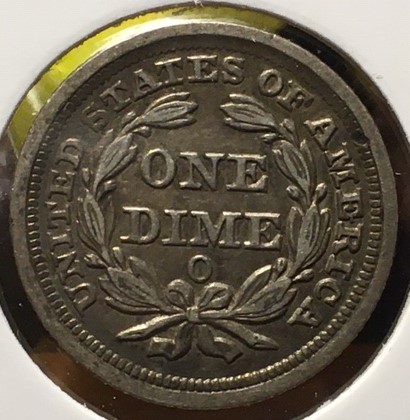 1857-O-Seated-Liberty-Dime