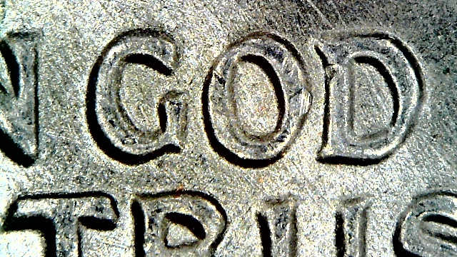 Bicentennial-Eisenhower-Misshapen-Letters-In-The-Motto,-Is-This-Common?