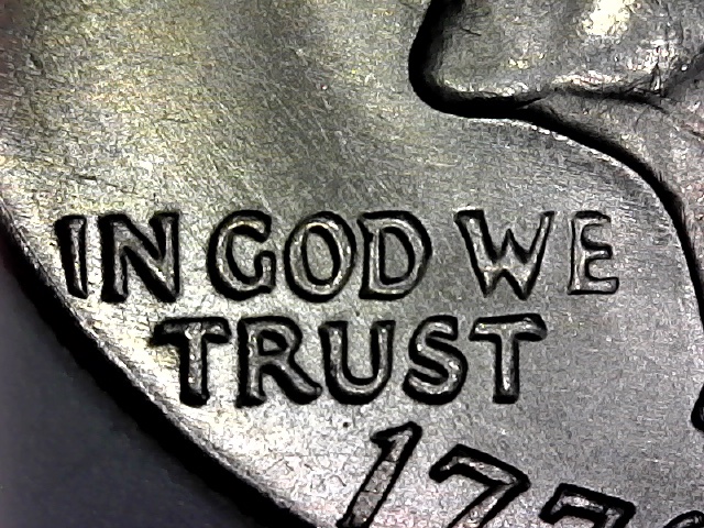 Bicentennial-Eisenhower-Misshapen-Letters-In-The-Motto,-Is-This-Common?