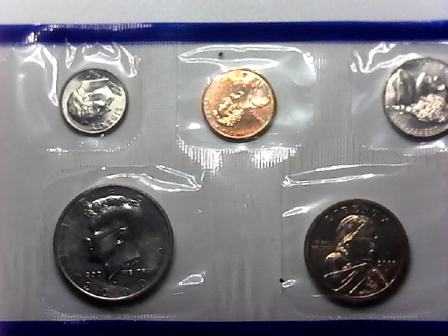 2000-P-Mintset-Kennedy-Half-Struck-Through,-Die-Chip-On-MM-And-Gauge-On-Face