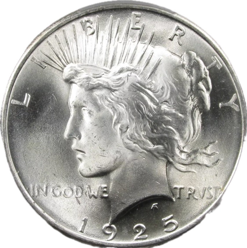 1925-Peace-Dollar.-Origin-Of-Squiggle-Mark?