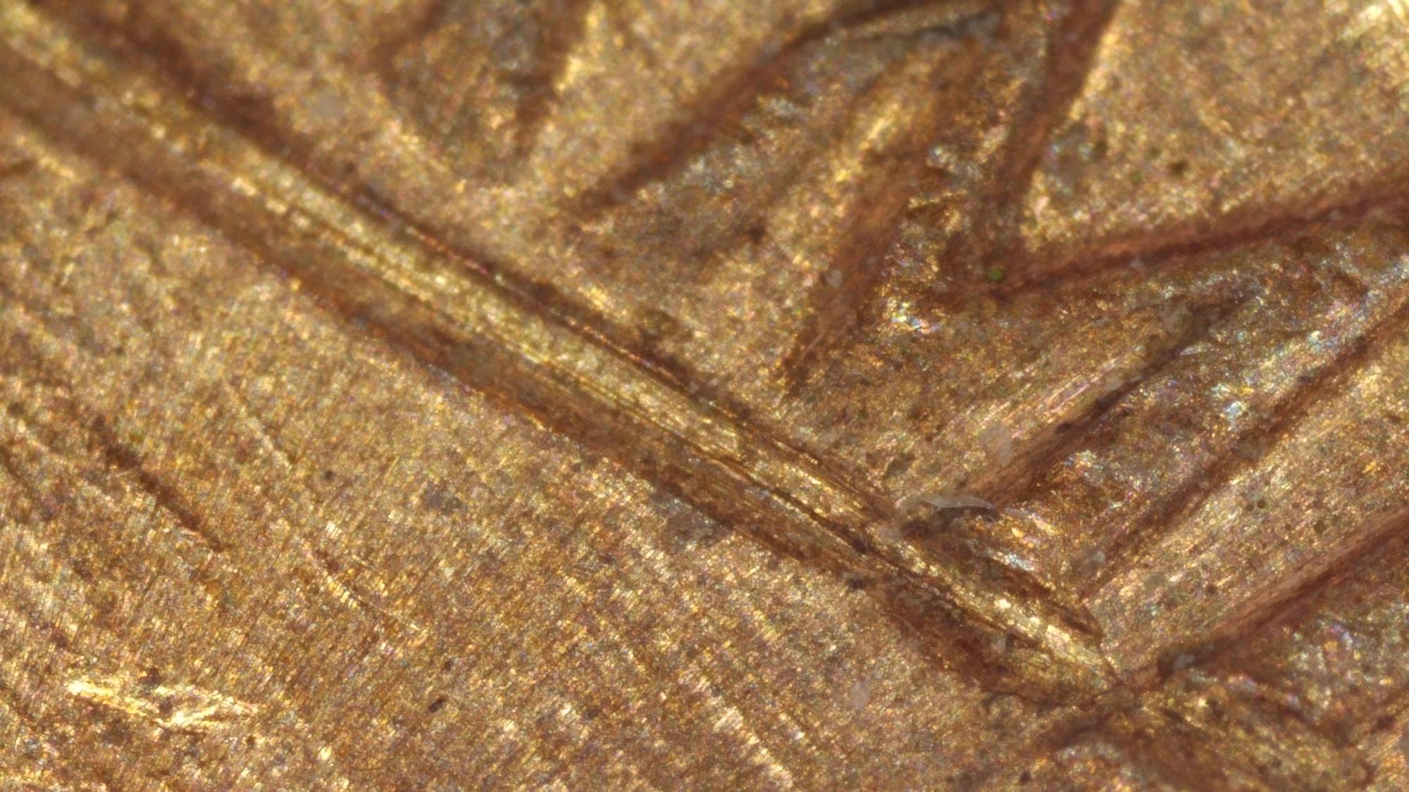 Help-With-1979-P-Lincoln-Cent-Struck-Through,-Planchet-Error,-Or?-Off-Center