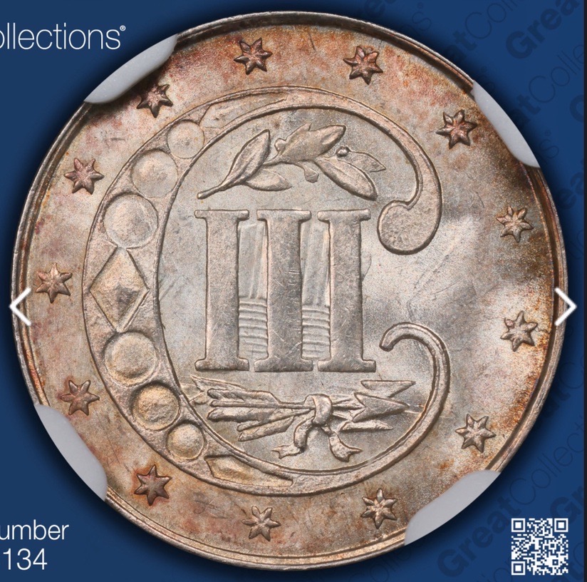 Stunning-Clash-On-1862/1-Three-Cent-Silver