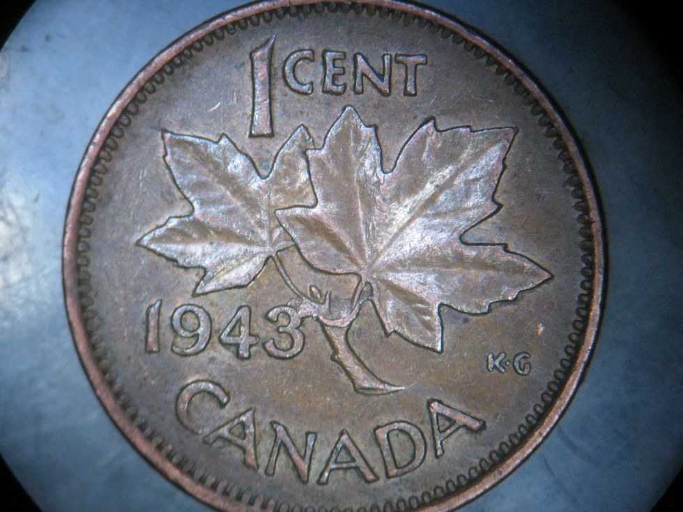 1943-Canadian-1-Cent-With-A-Birds-Nest