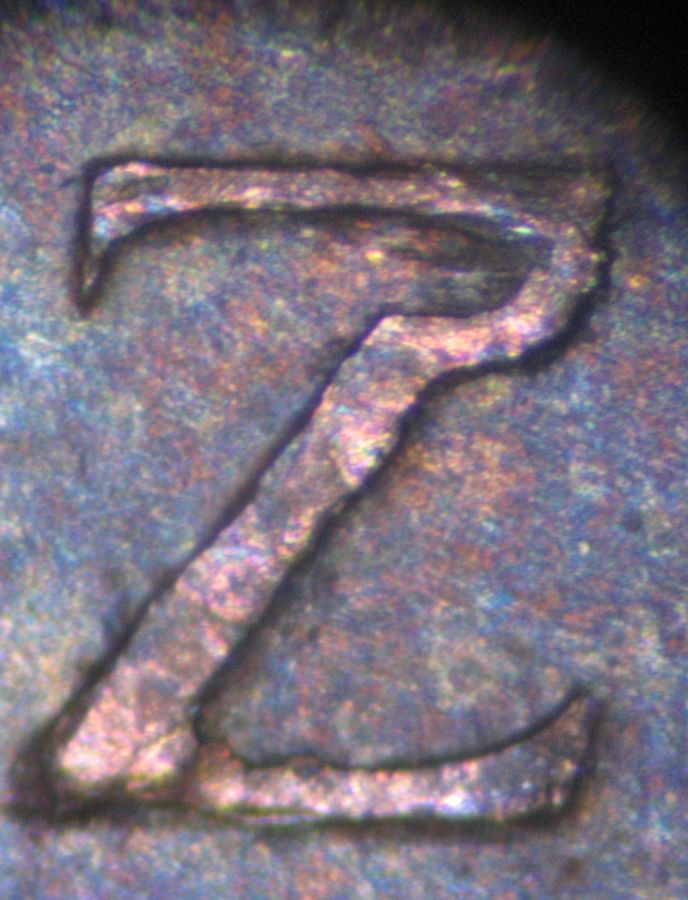 1977-Canadian-1-Cent-With-A-Impact-Z-Goose-Necked-In-Elizabeth