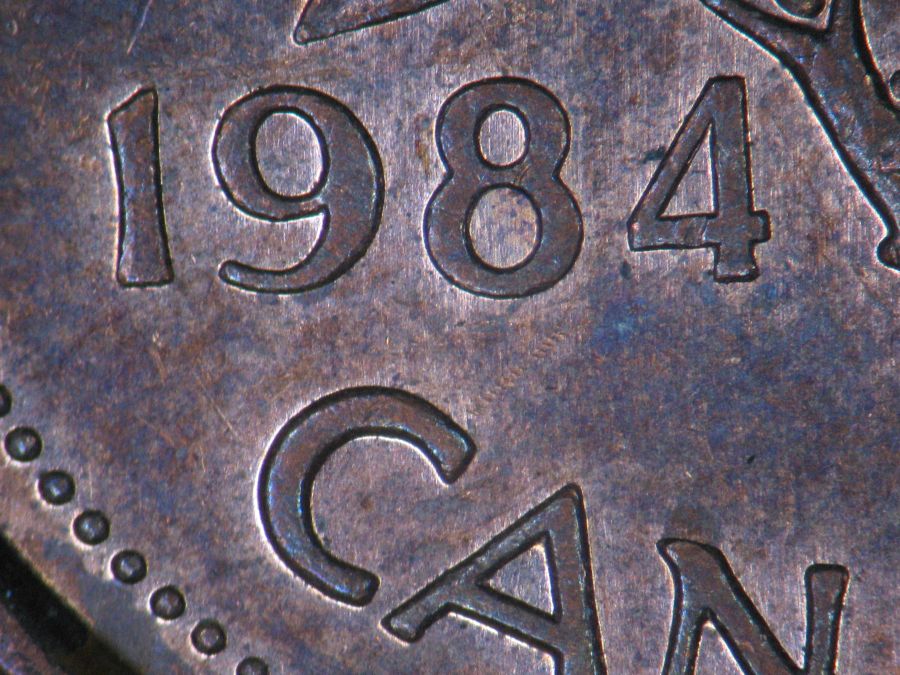 1984-Canadian-1-Cent----Near-And-Far-Beads-On-The-Reverse----Is-It-A-New-Variety