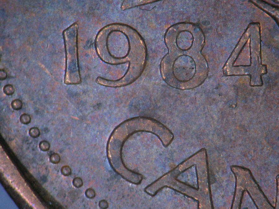 1984-Canadian-1-Cent----Near-And-Far-Beads-On-The-Reverse----Is-It-A-New-Variety