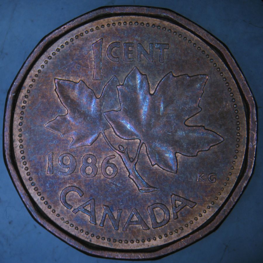 1986-Canadian-1-Cent-Attached-And-Detached-Jewels