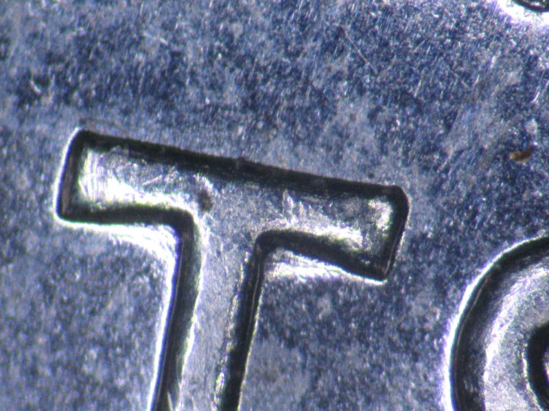 1965-Canadian-5-Cent---Double-Die-5-With-And-Amazing-Network-Of-Lathe-Lines