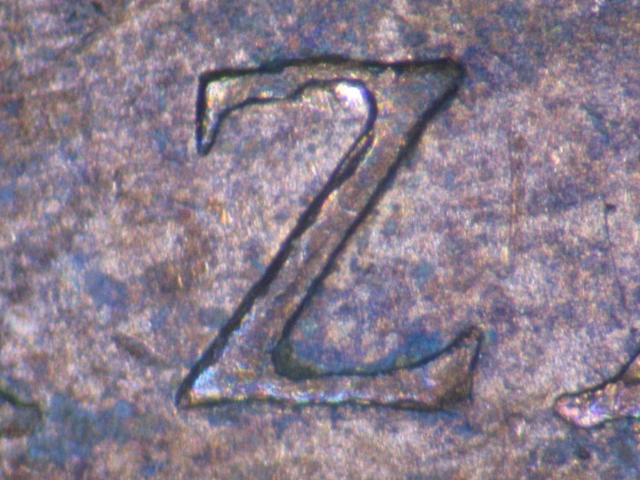 1977-Canadian-1-Cent-With-A-Impact-Z-Goose-Necked-In-Elizabeth