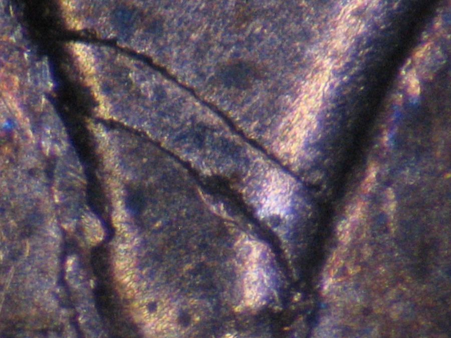 1996-Canadian-1-Cent-Fragment-Imbedded-Strike