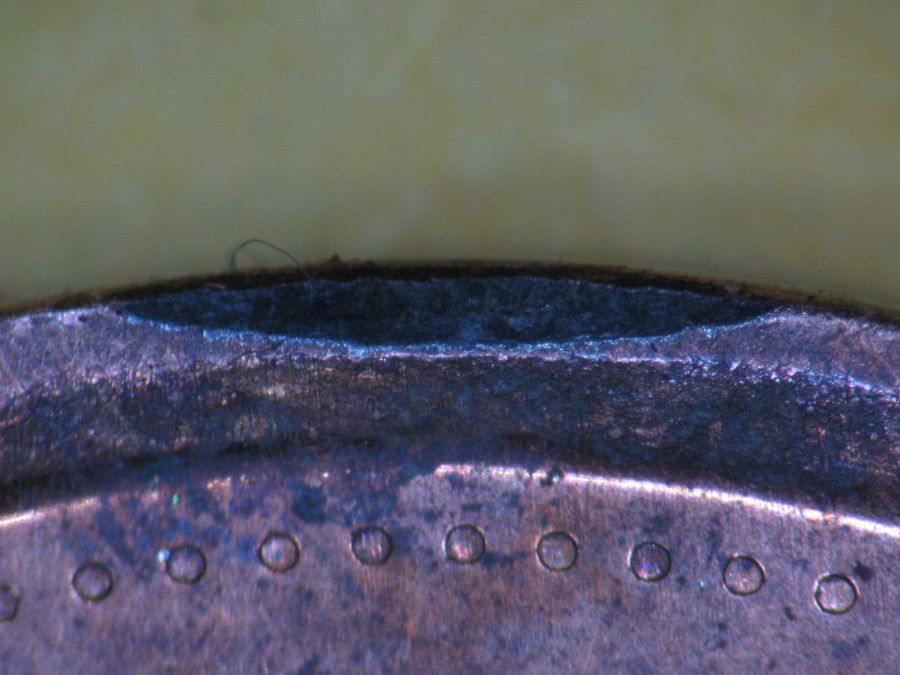 2011-Canadian-1-Cent-Non-Mag---Super-Cool-Struck-Through-Obverse---Cinderella