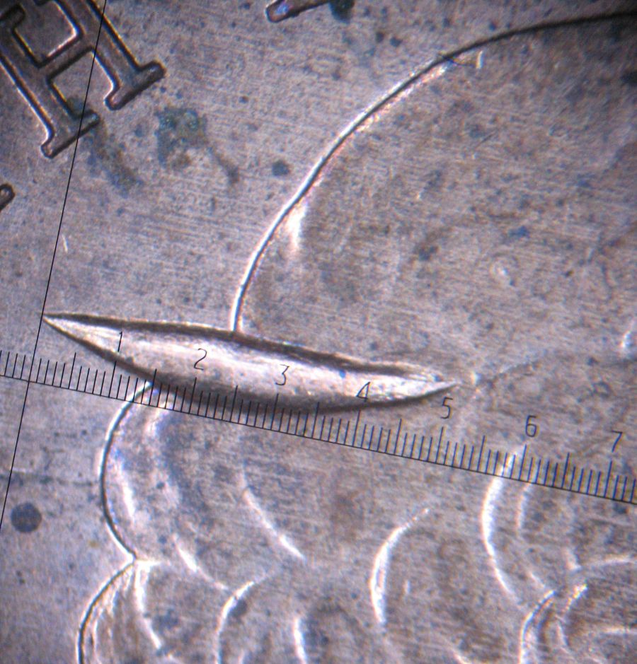 2011-Canadian-1-Cent-Non-Mag---Super-Cool-Struck-Through-Obverse---Cinderella