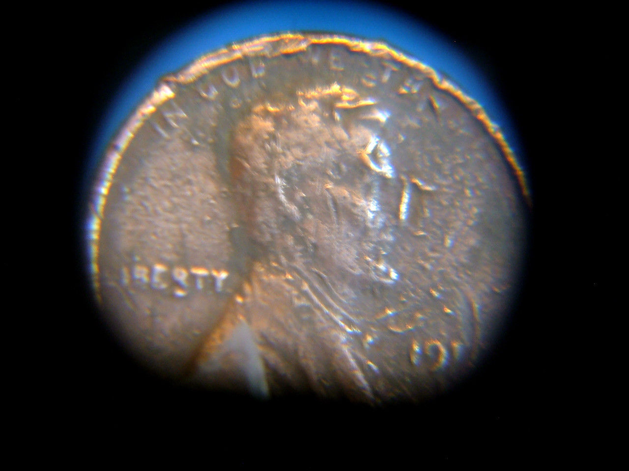 Rare-Error-Coin-Penny-Incomplete-Date-Bumps-Cuds-Crooked-Lettering-Ungraded