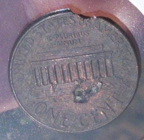 2000-D-Lincoln-Cent-Penny-Error-Coin-Cut-Cud-Lamination-Press-Exonumia-....